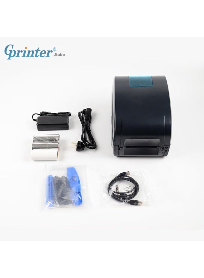 جي برينتر Gprinter طابعة الباركود ذات الشريط الكربوني Gp-9025t إصدار الكمبيوتر، طابعة المجوهرات والأصول الثابتة والعلامة المائية ومستودع الخدمات اللوجستية والحرارية/المباشرة الحرارية ثنائية الوضع - Image 3