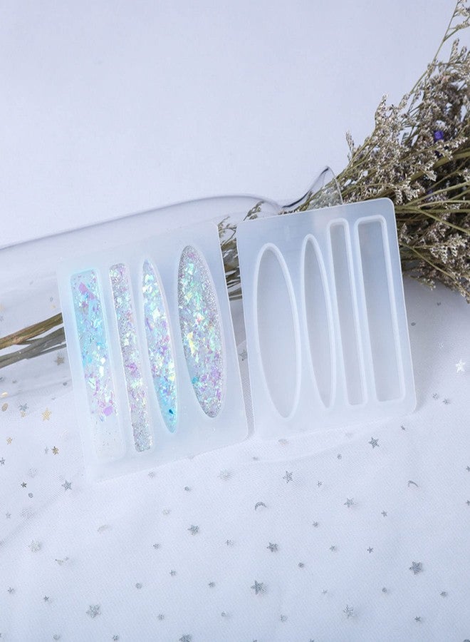 Cayway Hair Pin Casting Mold Set Kit, 7 PCS Hair Clip Resin Molds Silicone Jewelry Molds and 24 PCS Metal Clip for Hair Pin, Keychain, Bookmark, Pendant - Image 4