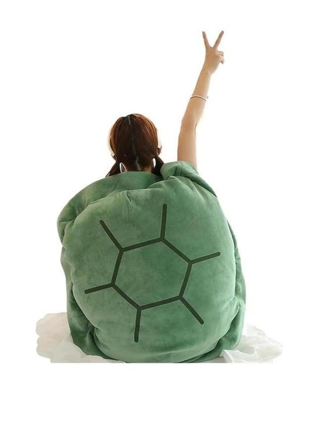 Wearable Turtle Shell Pillows, Giant Pillow, Pillow Wearable, Big Funny Cosplay Plush Cushion (100cm/39.4in)  - Image 1