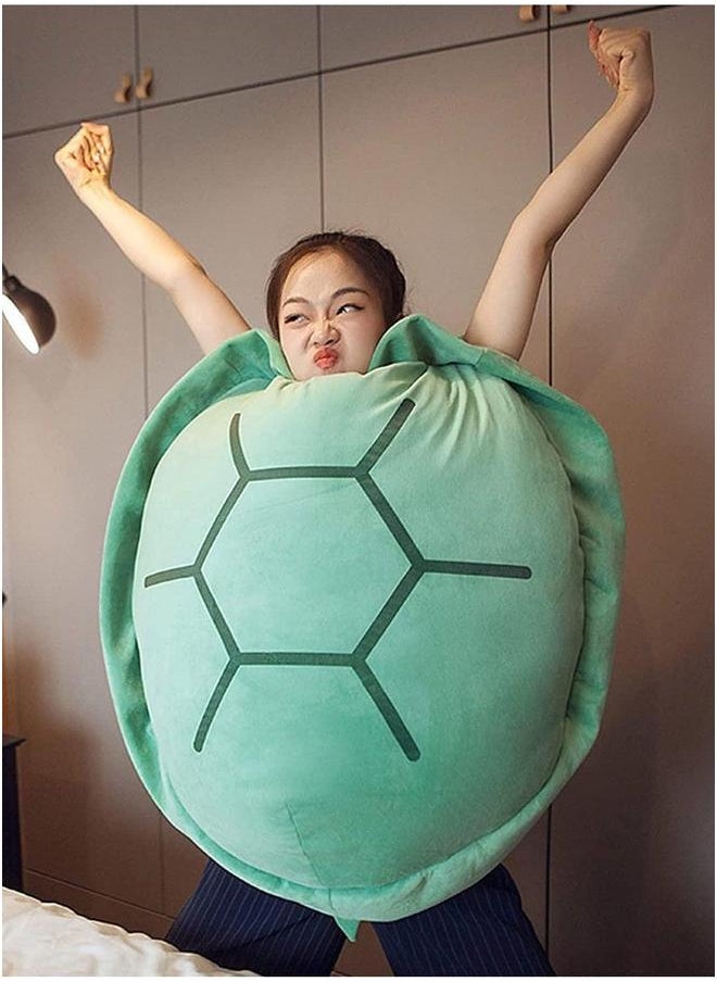 Wearable Turtle Shell Pillows, Giant Pillow, Pillow Wearable, Big Funny Cosplay Plush Cushion (100cm/39.4in)  - Image 3