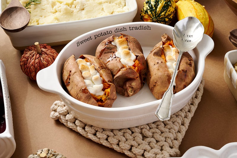 Mud Pie Brown Beaded Trivet & Crochet Pot Holder Set, trivet 8" dia | holder 7" x 7" - Image 5