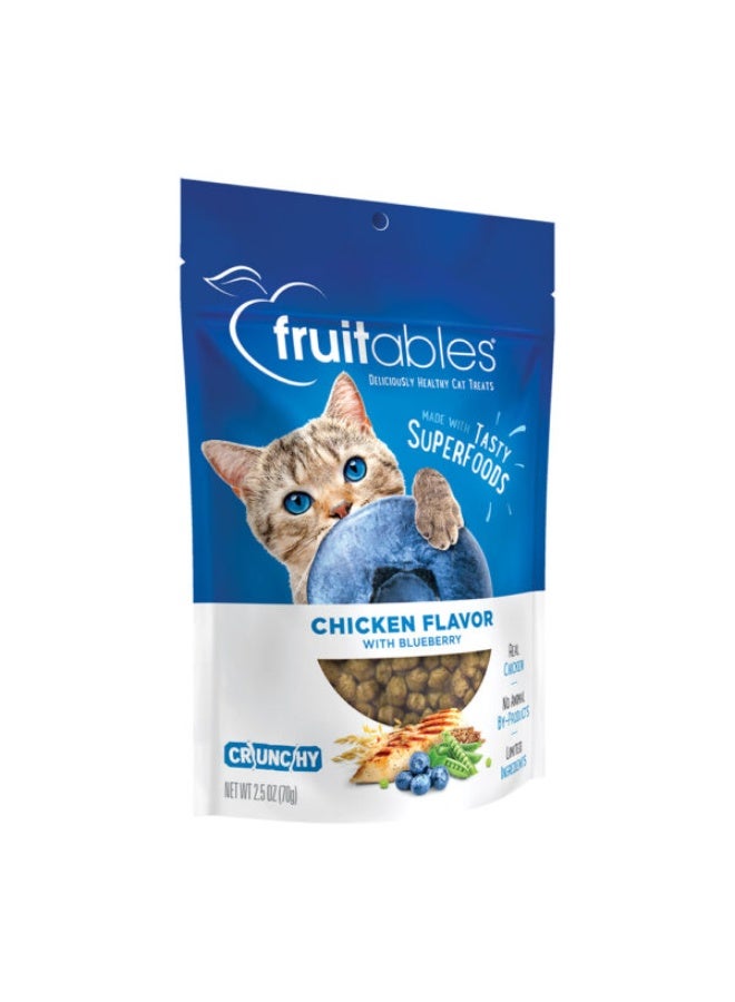 Fruitables Chicken Flavor with Blueberry Cat Treats 70g - Image 3