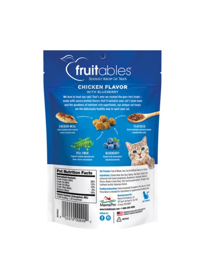Fruitables Chicken Flavor with Blueberry Cat Treats 70g - Image 2