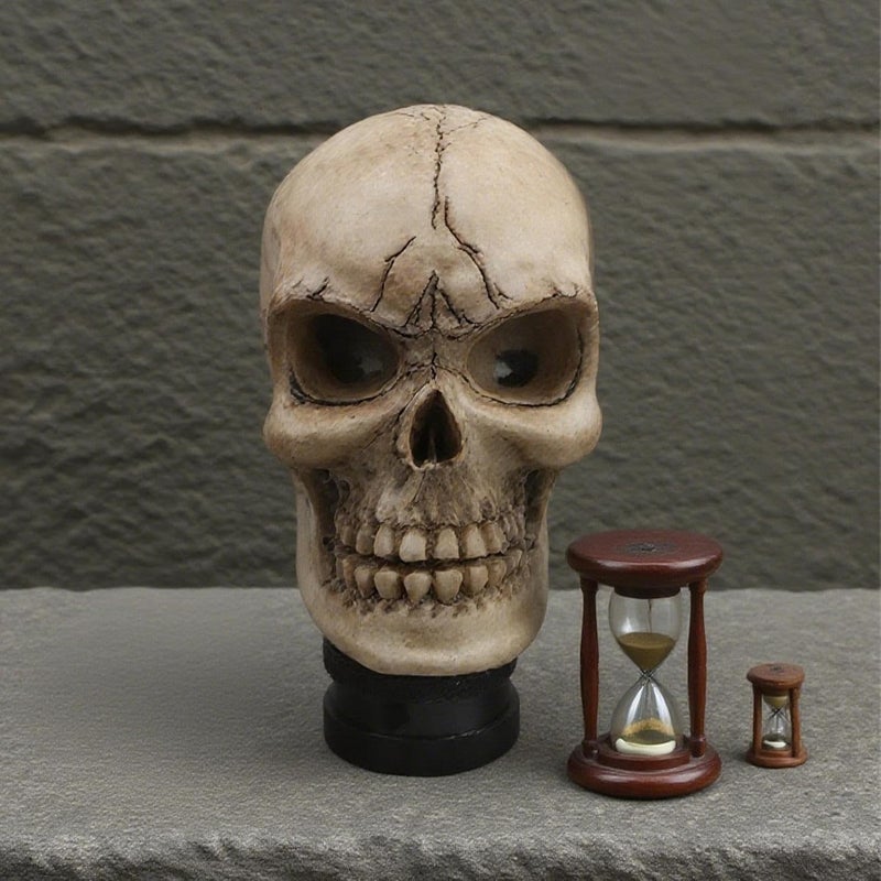 Car Skulls Gear Shift Knob, with Eye-Catching Design, Yellow, Gray, Black, Skeleton Shifter Handle, Decorative Transmission Lever, Easy Installation, for Vehicle Customization - Image 3
