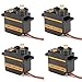 RGBZONE 4Pcs ES08MA II 12g Mini Metal Gear Analog Servo Shockproof Stable Machine Compatible for RC Model - Image 4
