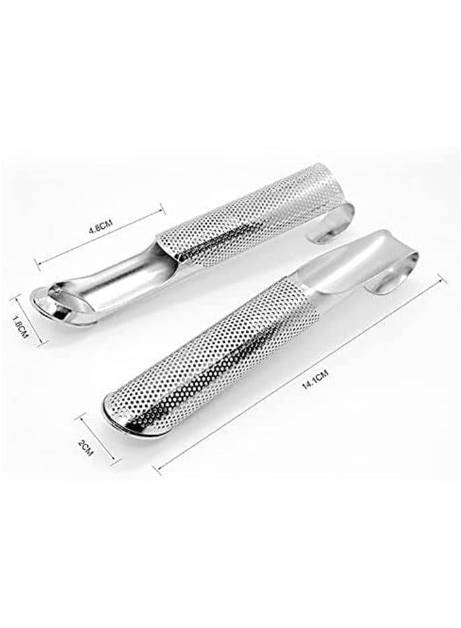 2 Pcs Tea Strainers for Fine Loose Tea, Stainless Steel Tea Diffuser, Long-Handle Tea Filter, Premium Tea Infuser Tea Strainer for Tea, Rose, Coffee, Spices  - Image 2