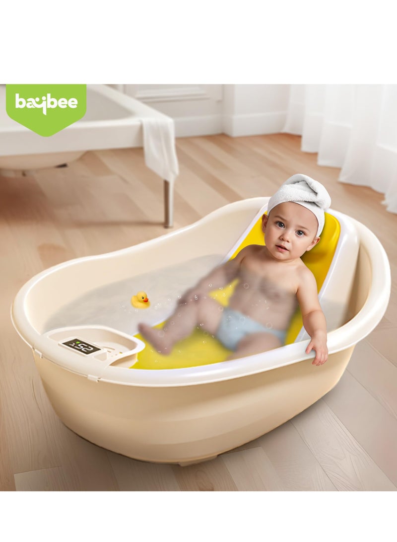 Baybee Baby Bath Tub for Kids, Baby Bath Seat Mini Swimming Pool, Kids Bather for Baby with Non-Slip Base, baby bath tub for kids 0 to 2 years (Yellow) - Image 5