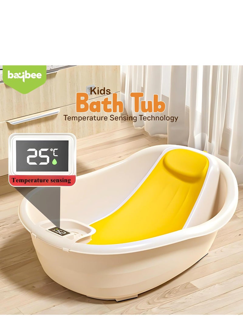 Baybee Baby Bath Tub for Kids, Baby Bath Seat Mini Swimming Pool, Kids Bather for Baby with Non-Slip Base, baby bath tub for kids 0 to 2 years (Yellow) - Image 4