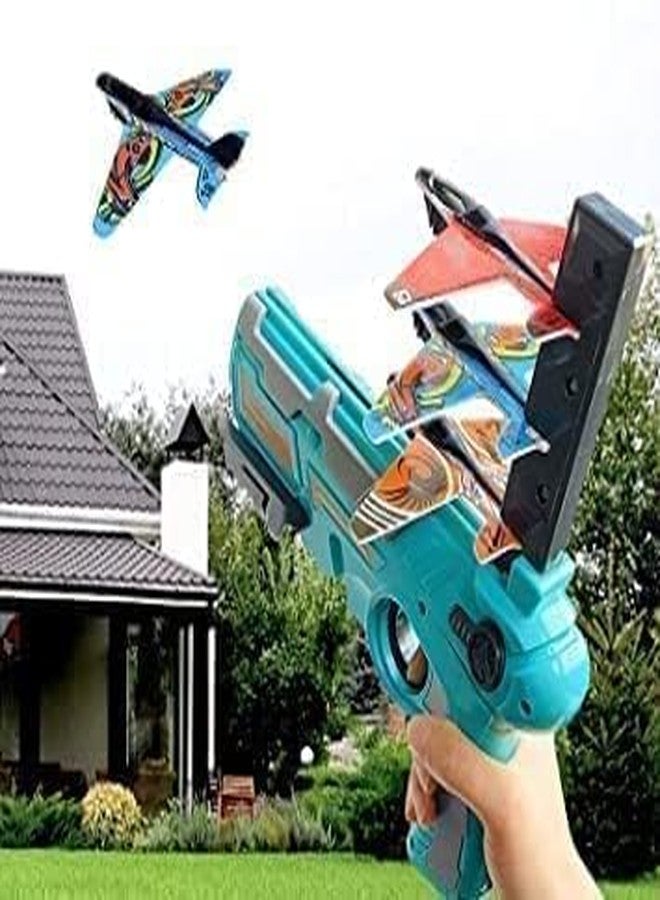 Boxoza Airplane with Glider Plane|Boys Toys Age 6-8 with One-Click Ejection Airplane Game|Gifts Ideal for 4-8 Years Old Boys and Girls - Multicolor (1) - Image 1