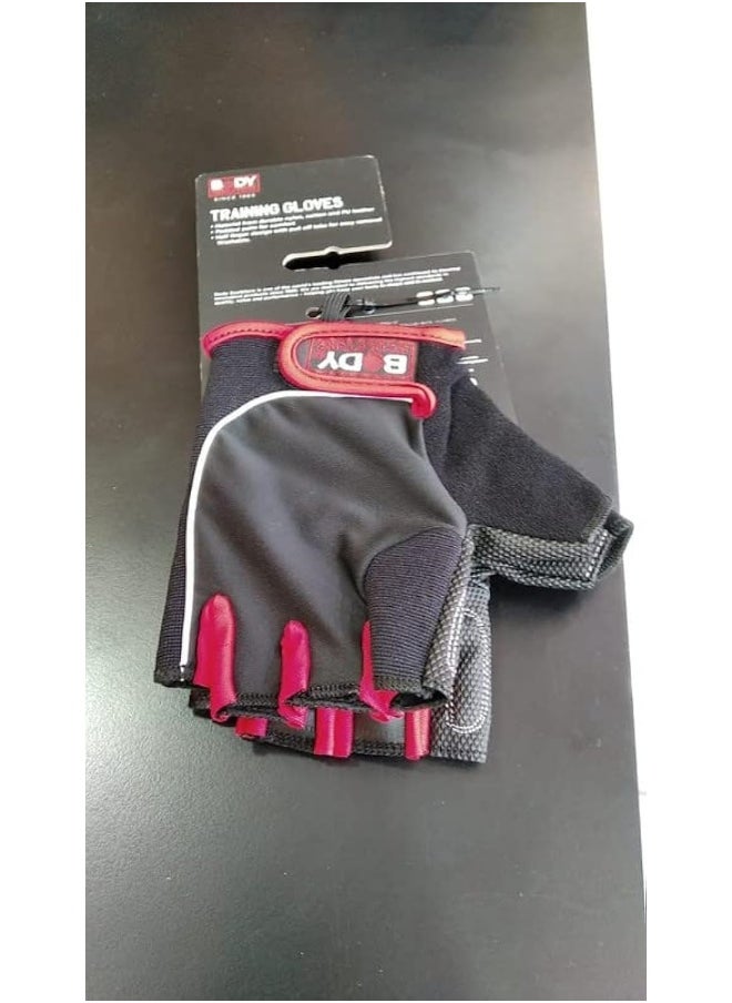 BODY SCULPTURE - Bods Training Gloves Blk/Red P10 - Image 1