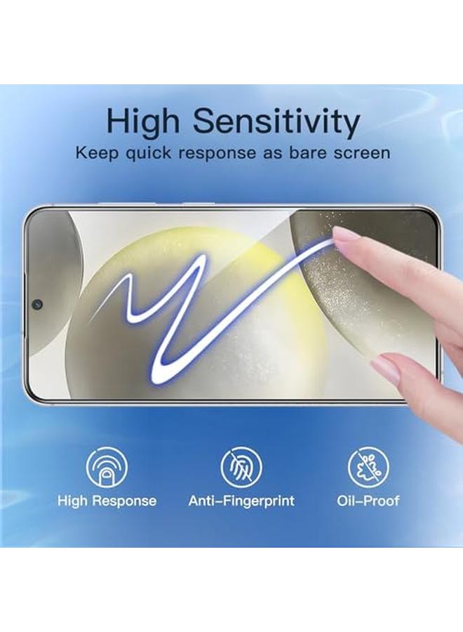 جي تيك واقي شاشة الخصوصية لهاتف Samsung Galaxy S24+ S24 Plus 5G مقاس 6.7 بوصة، غشاء زجاجي مقوى مضاد للتجسس ومتوافق مع بصمة الإصبع، عبوتان - Image 4