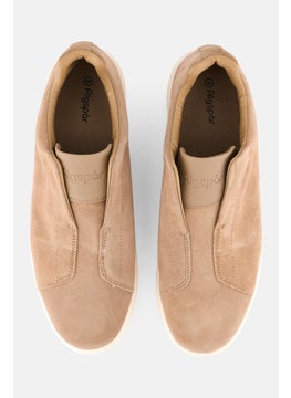 Algspar Men Slip On Casual Shoes, Taupe  - Image 3