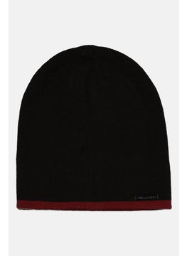 Van Heusen Men Knitted Beanie, Black  - Image 1