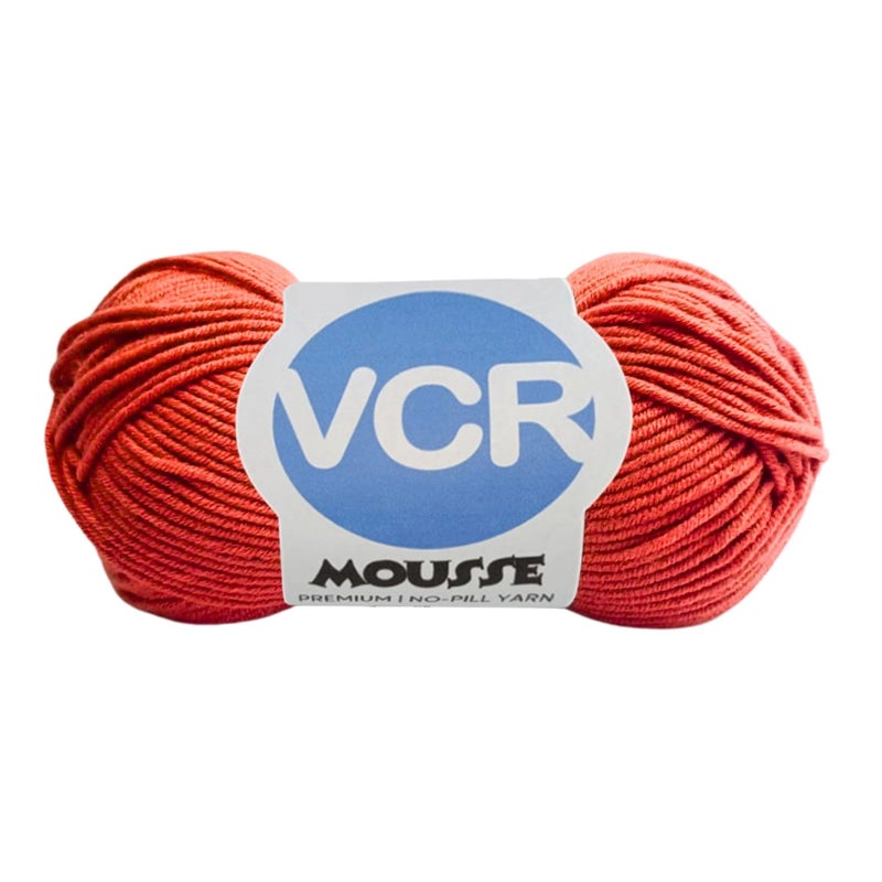 VCR 4ply Bright Carrot Yarn, 100 Grams Hank, 190 Meters Length, Acrylic Ball for Crochet and Knitting, Soft Crosia Threads, Pack of 1 Yarn, Suitable for DIY Crafts - Image 4