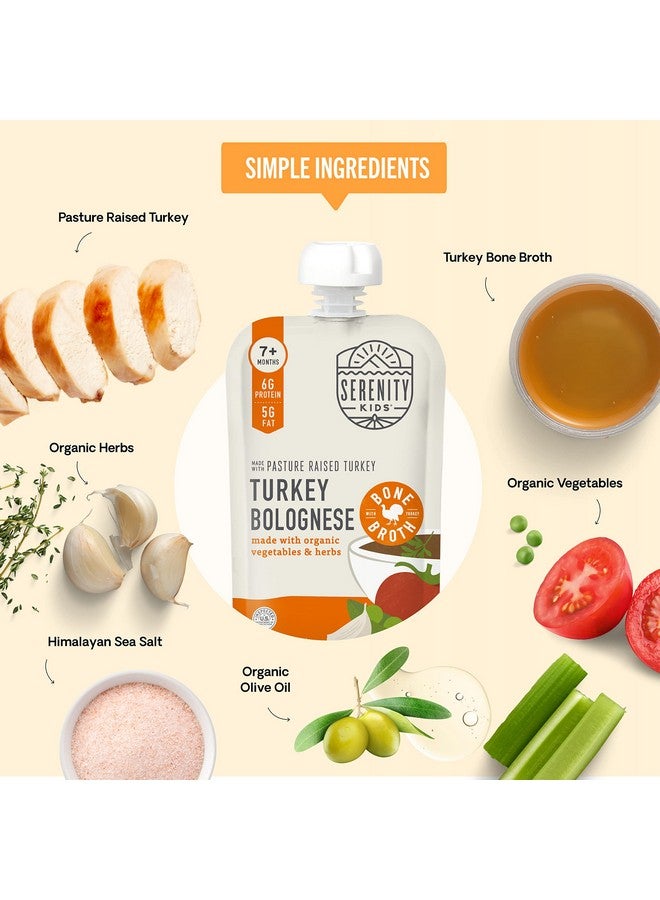 سيرينتي كيدز هريس مرق العظام للأطفال من عمر 7 أشهر فما فوق مصنوع من خضراوات عضوية - حاصل على جائزة Clean Label Project Purity - عبوة 3.5 أونصة خالية من مادة BPA - عبوة متنوعة - 6 قطع - هريس الأطفال - مرق العظام للأطفال - Image 3