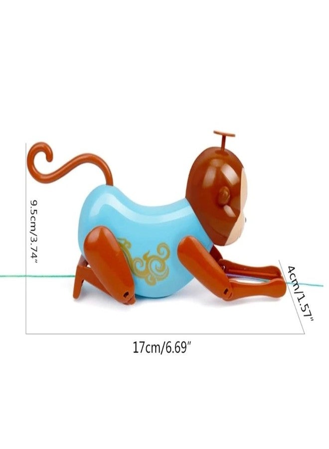 MAPA PLAY Rope-Climbing Monkey, Funny String-Climbing Monkey Toy Pull and Climb Monkey Pull String Monkey Interactive Toy with Funny Sound Effect for Children - Image 5