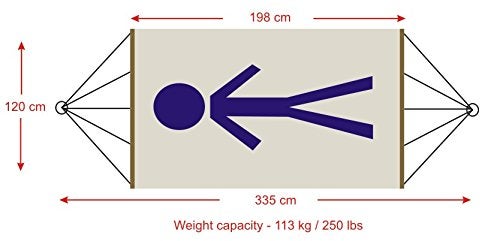 HANGIT Hangit Extra Wide Canvas Hammocks Swings Home Furniture  - Image 4