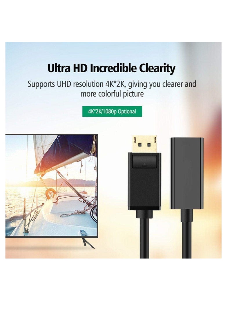 كابل محول من منفذ DP ذكر إلى منفذ HDMI أنثى  - Image 3