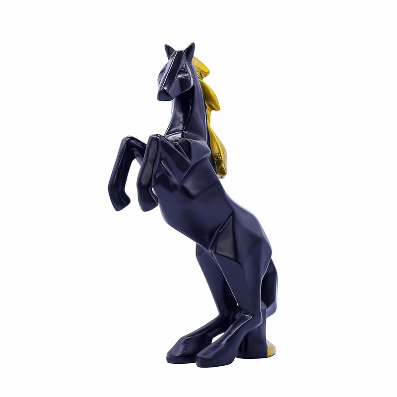 AABCO Poly Resin Running Horse 10 Inch Black for Home Office Decor Gifting 6 x 6 x 26 cm - Image 2