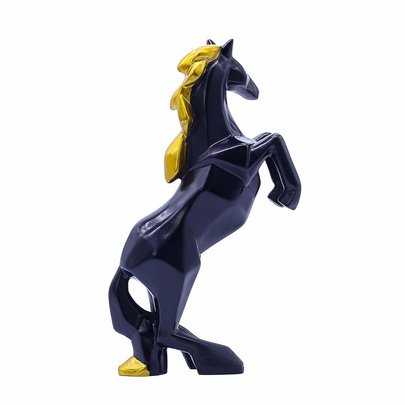 AABCO Poly Resin Running Horse 10 Inch Black for Home Office Decor Gifting 6 x 6 x 26 cm - Image 3