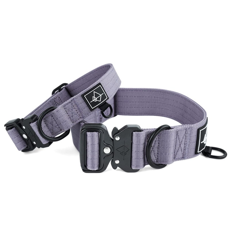 Roam Made to ROAM Premium Dog Collar - Adjustable Heavy Duty Nylon Collar with Quick-Release Metal Buckle (Montana Moonrise, Classic Size 3) - Image 2