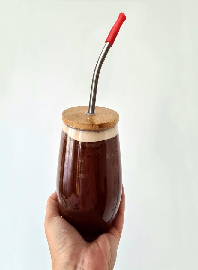 Beruth Reusable Bombilla Yerba Mate Straw - Stainless Steel Removable Spoon Style Filter with Soft Silicone Tip - Metal Straw for Drinking Loose Leaf Tea, Coffee - Includes Cleaning Brush by Beruth - Image 2