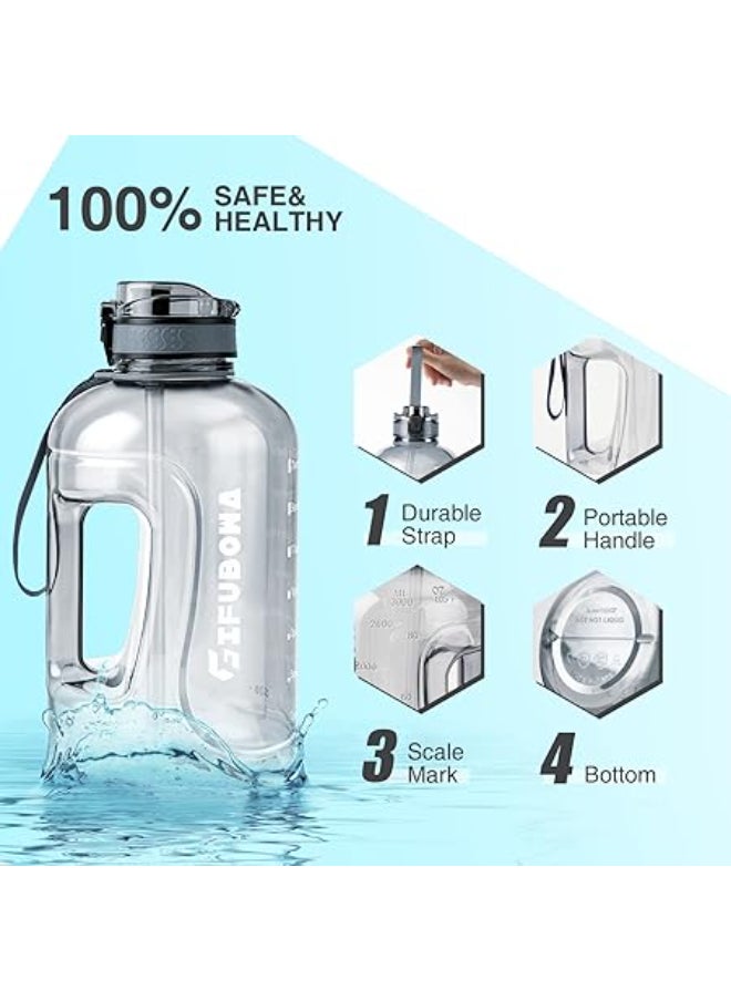 Large Water Bottle with Handle BPA Free Leakproof Motivational Big Sports Capacity Drink Jug - pzsku/ZC8499BEF688689452614Z/45/_/1703327313/724df58b-b8bf-48f6-a5fb-b83d887352b5