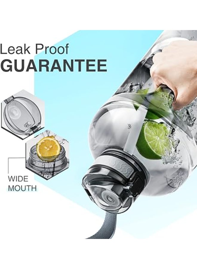 Large Water Bottle with Handle BPA Free Leakproof Motivational Big Sports Capacity Drink Jug - pzsku/ZC8499BEF688689452614Z/45/_/1703327314/5ae0175f-db01-4368-955f-754e92e425d6