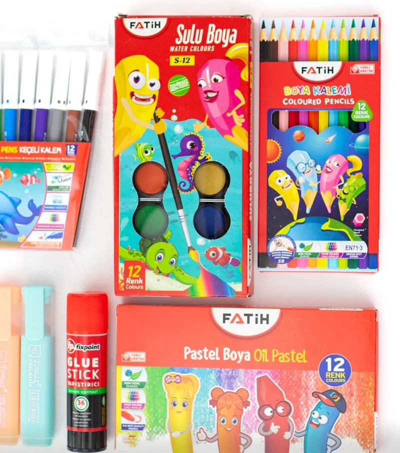 اوبلاند Multicolour Art Supply Set, Essentials