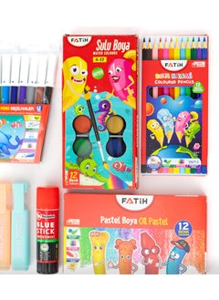 Oppland Stationery School Set Flute Gift Back to School 20 Piece Complete Set for Primary School Students  - Image 3