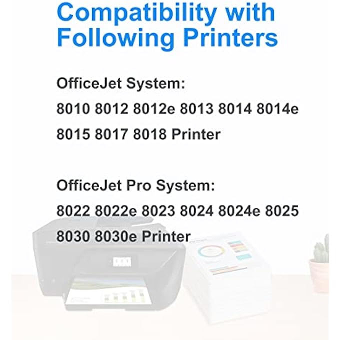 OGOUGUNA COMPATIBLE INK CARTRIDGE REPLACEMENT FOR HP 912 912XL INK CARTRIDGES FOR HP OFFICEJET PRO 8012 8015 8010 8022 8020 8025 8024 8014 8017 8021 8023 AIO PRINTER, MULTIPACK OF 4 - Image 3