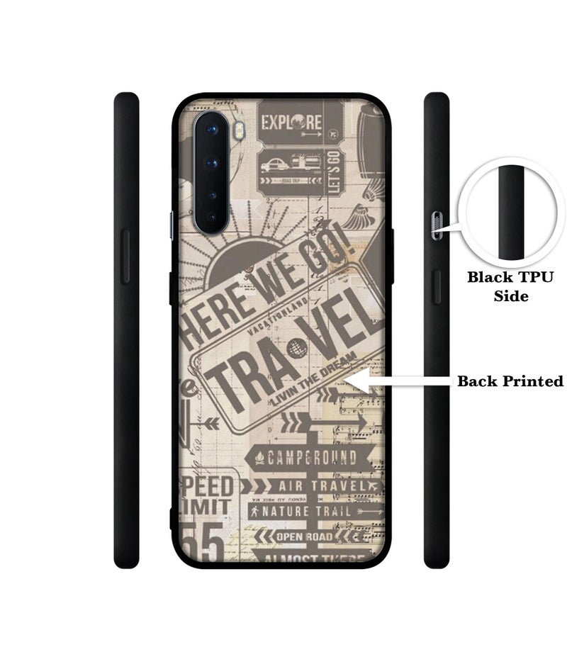 Casotec Travel Design Premium 2D Printed Metal Back Case Cover for OnePlus Nord 5G - Image 2