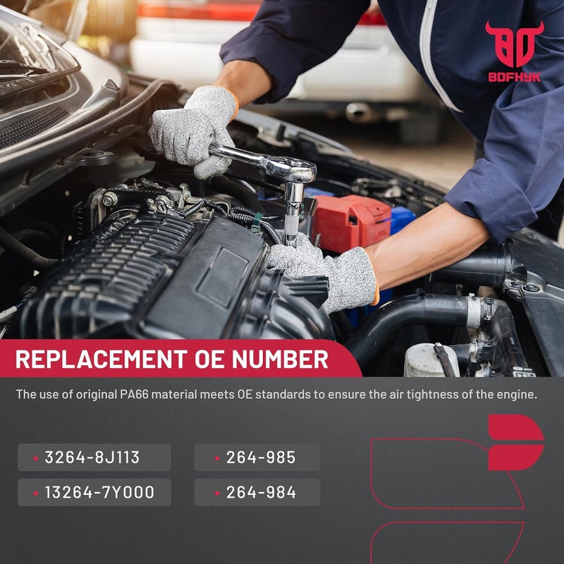 BDFHYK Engine Valve Cover Set for Nissan Altima, Maxima, Murano 3.5L I35 (2002-2007) - Image 3