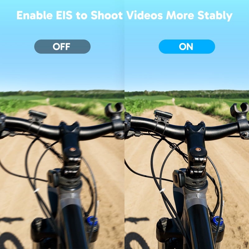 AKASO Brave 4 Action Camera 4K 30fps with 64GB MicroSD U3 Card Bicycle Helmet Accessories Kit Bundle, 20MP Ultra HD 131FT Waterproof Underwater Camera EIS WiFi Remote Control 5X Zoom Sport Cameras - Image 3