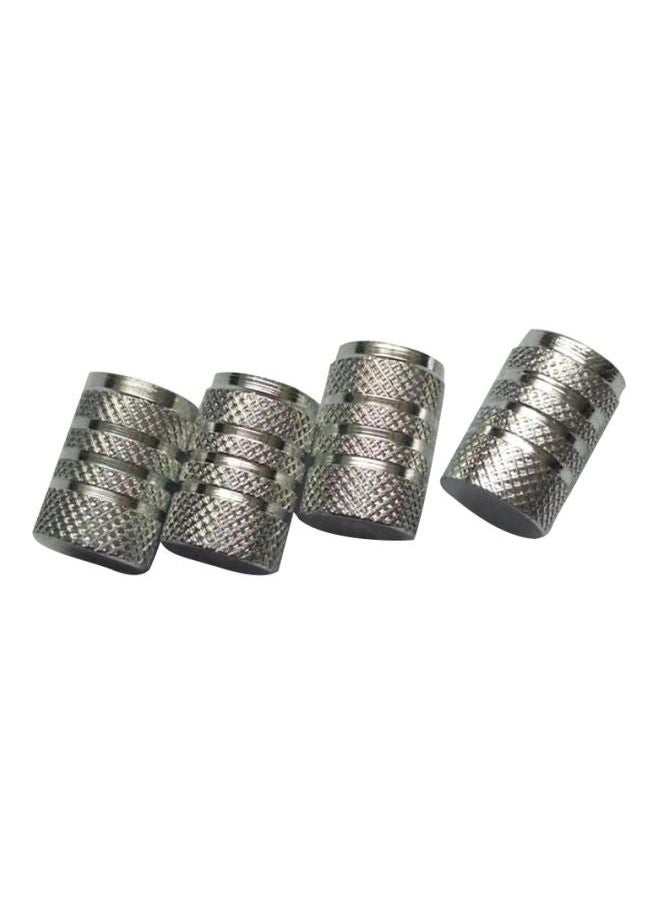 NIBEMINENT 4-Piece Aluminum Alloy Tire Wheel Valve Cap  - Image 1