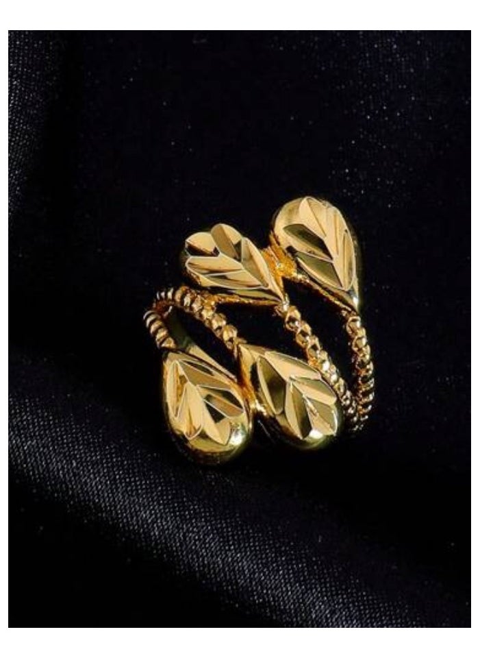 GOLDMAX 21k Gold Plated Ring For Women One Size  - Image 3