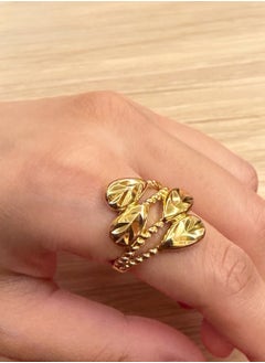 GOLDMAX 21k Gold Plated Ring For Women One Size  - Image 4