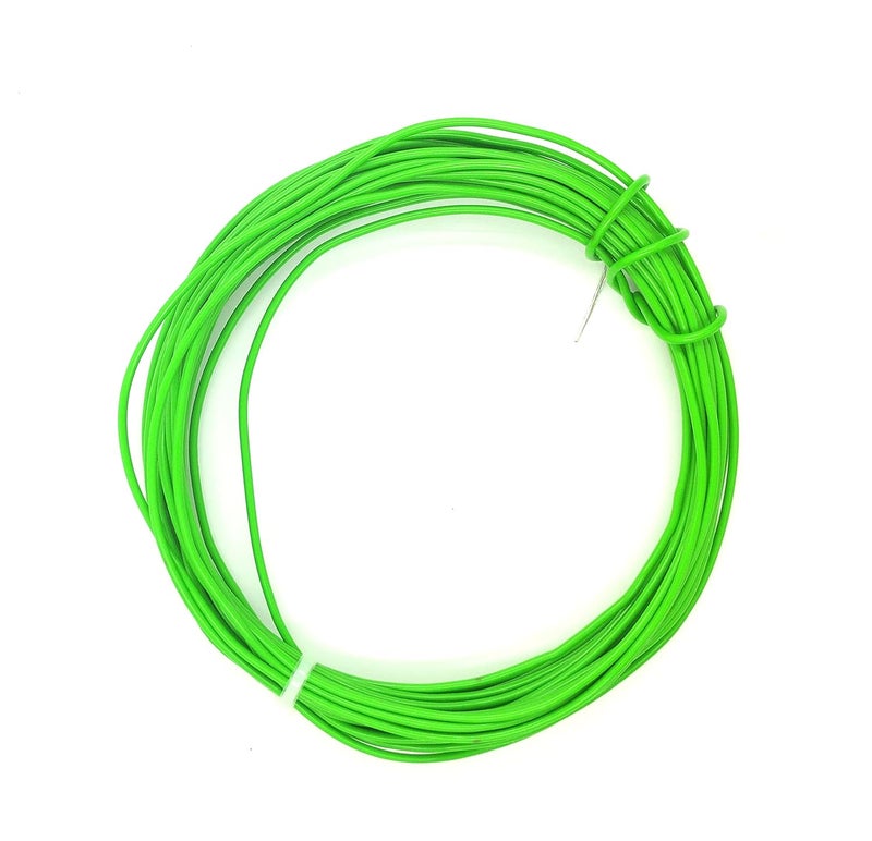 INVENTO 3mtr 20 AWG 05 sqmm 15A Tinned Copper PVC Wire Flexible Green Cable 17mm Dia High Temperature for DIY - Image 4