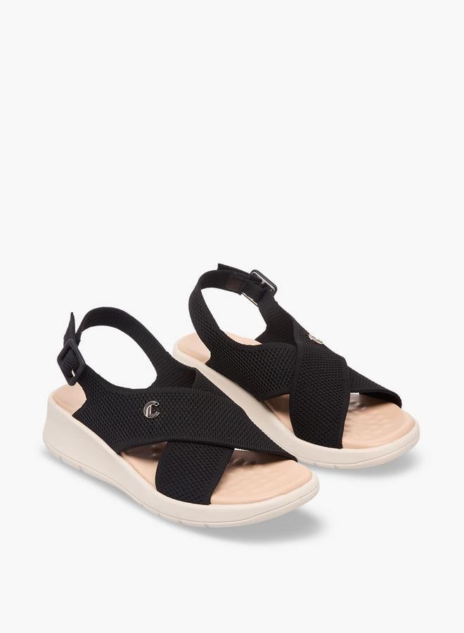 Le Confort Women Buckle Closure Strap Sandals - Image 1