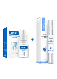 efero All New Teeth Whitening Kit  with Essence and Pen Dental Whitening Kit Fast Acting Easy Apply Stains Removing Teeth Whitener Combo Pack  - Image 1