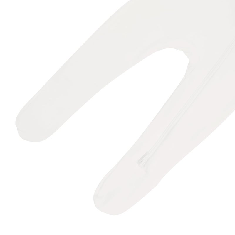 KYTE BABY Unisex Zipper Closure Footies, Rayon Made From Bamboo (0-3 Months, Cloud) - Image 5