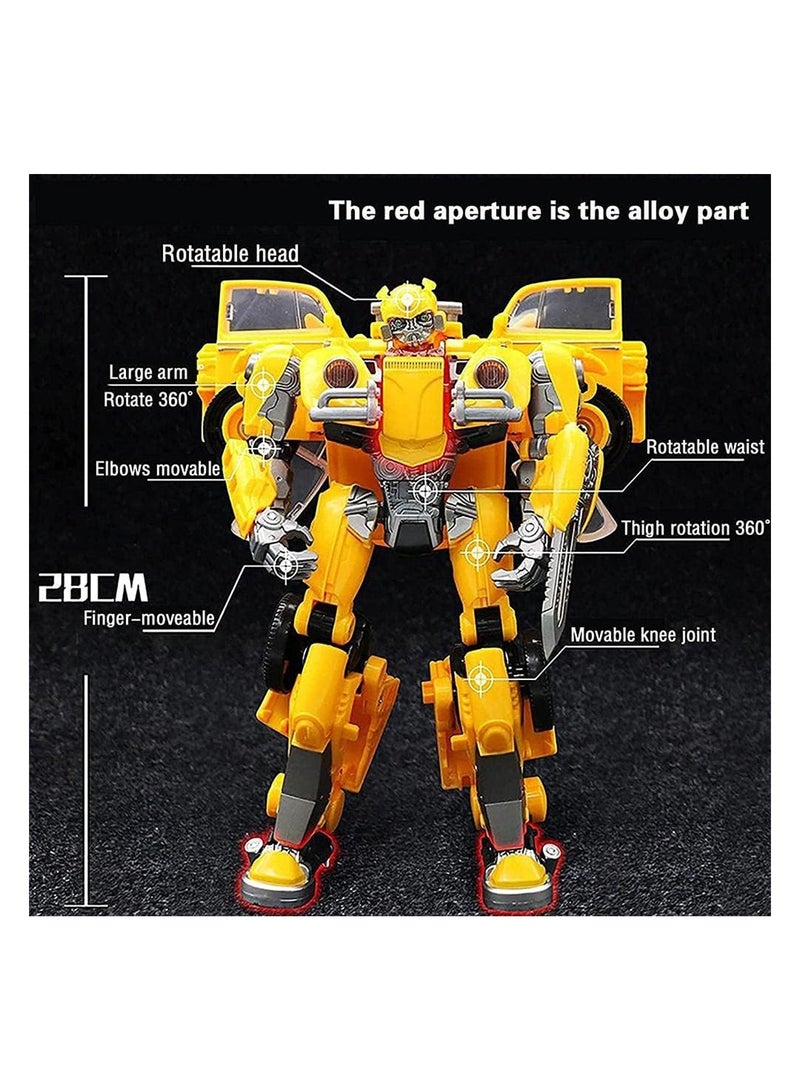Excefore Deformation Robot Toy Deformed Car Robot Toys Action Figure Deformation Car Model Alloy Deformation Portable Robot Toys Gift for Girls Boys  - Image 2