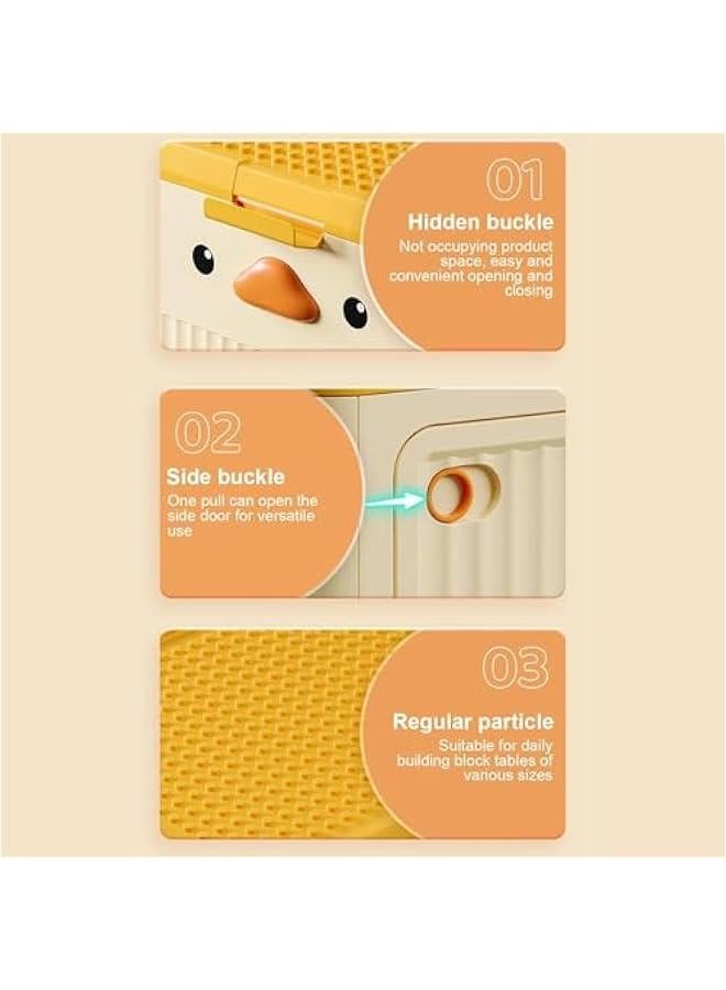 ميكسد لعبة تخزين مربع ، 16.5 بوصة قابلة للطي تخزين مربع ، مع تغطية عجلة مقبض ، سوبر كبيرة لعبة تخزين مربع سلة ، لعبة ، والملابس ، والكتب ، ودور الحضانة ، غرفة ألعاب ( الوردي ) - Image 5