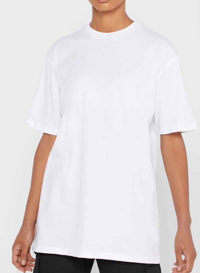 Ginger Oversized Printed Back T-Shirt