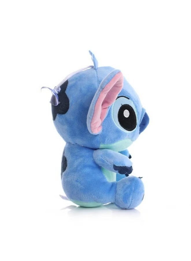 18cm Stitch Stuffed Plush Models Cartoon Stuffed Plush Dolls Anime Plush Baby Toys Kawaii Kids Birthday Gift(Blue) - Image 3