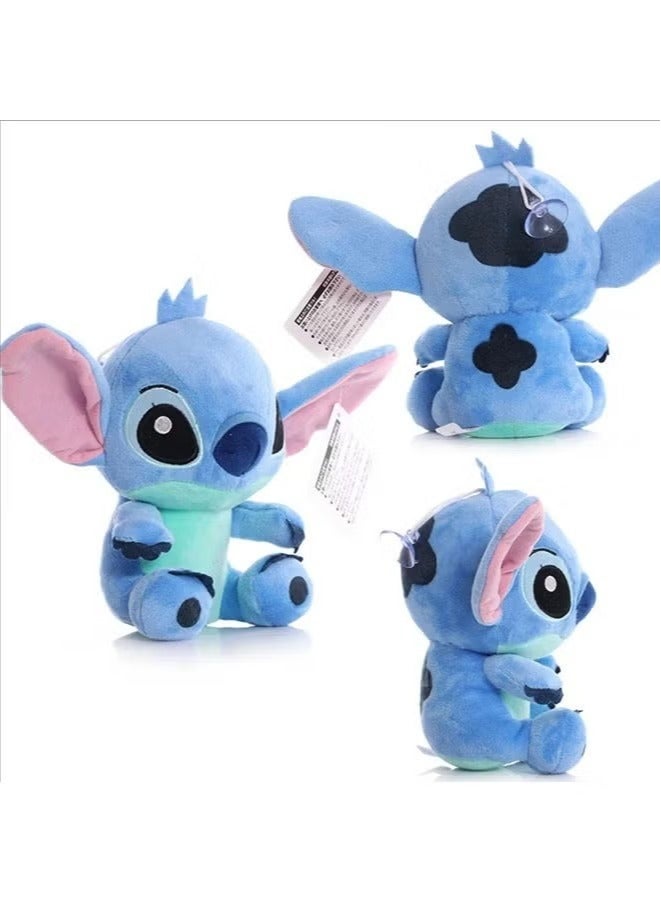18cm Stitch Stuffed Plush Models Cartoon Stuffed Plush Dolls Anime Plush Baby Toys Kawaii Kids Birthday Gift(Blue) - Image 5