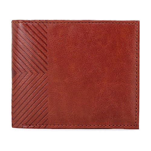 Ashtron Men's Brown Leather Wallet – Stylish Slim Bifold Card Holder with Cash Compartment for Daily Use, Office, Travel & Gifting - Image 1