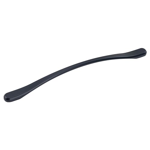 Atom 11.8 Inch Zinc Handle | Black Matt Finish | Wardrobe Grip, Drawer Fitting, Cupboard Knob, Cabinet Bar | Pack of 2 | CH-548 - Image 3