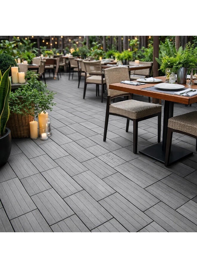 Durable Waterproof Plastic Interlocking Deck Tiles – Non-Slip Outdoor Flooring for Patios, Gardens & Poolside 10pcs - Image 5