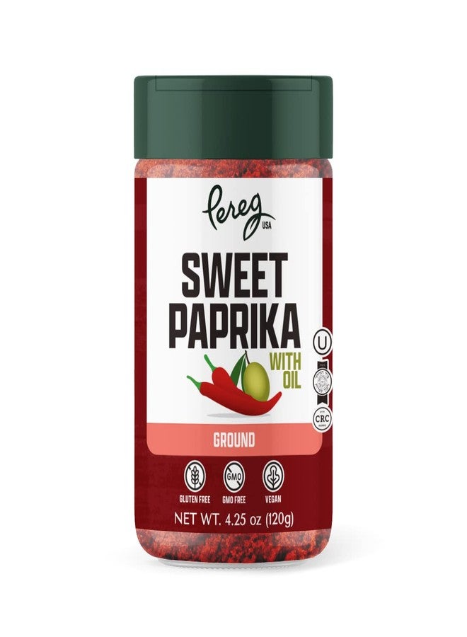 Pereg Hungarian Style Sweet Paprika with Oil (4.25 oz) - Paprika Spice Seasoning - Non-GMO, Gluten-Free - Bulk Spices & Seasoning – Non-Irradiated - Image 1